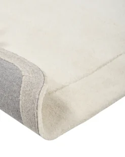 Gulvtæppe BERANI Lys Beige 80 x 250 cm Viskose