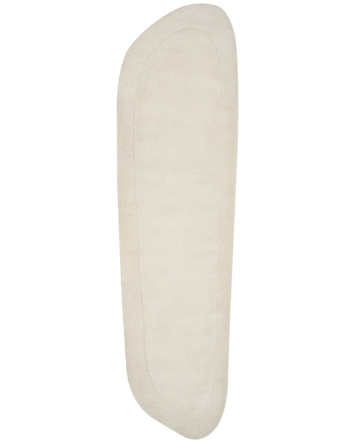 Gulvtæppe BERANI Lys Beige 80 x 250 cm Viskose