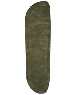 Gulvtæppe BERANI Mørkegrøn 80 x 250 cm Viskose