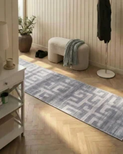 Gulvtæppe BEYDAG Grå 80 x 300 cm