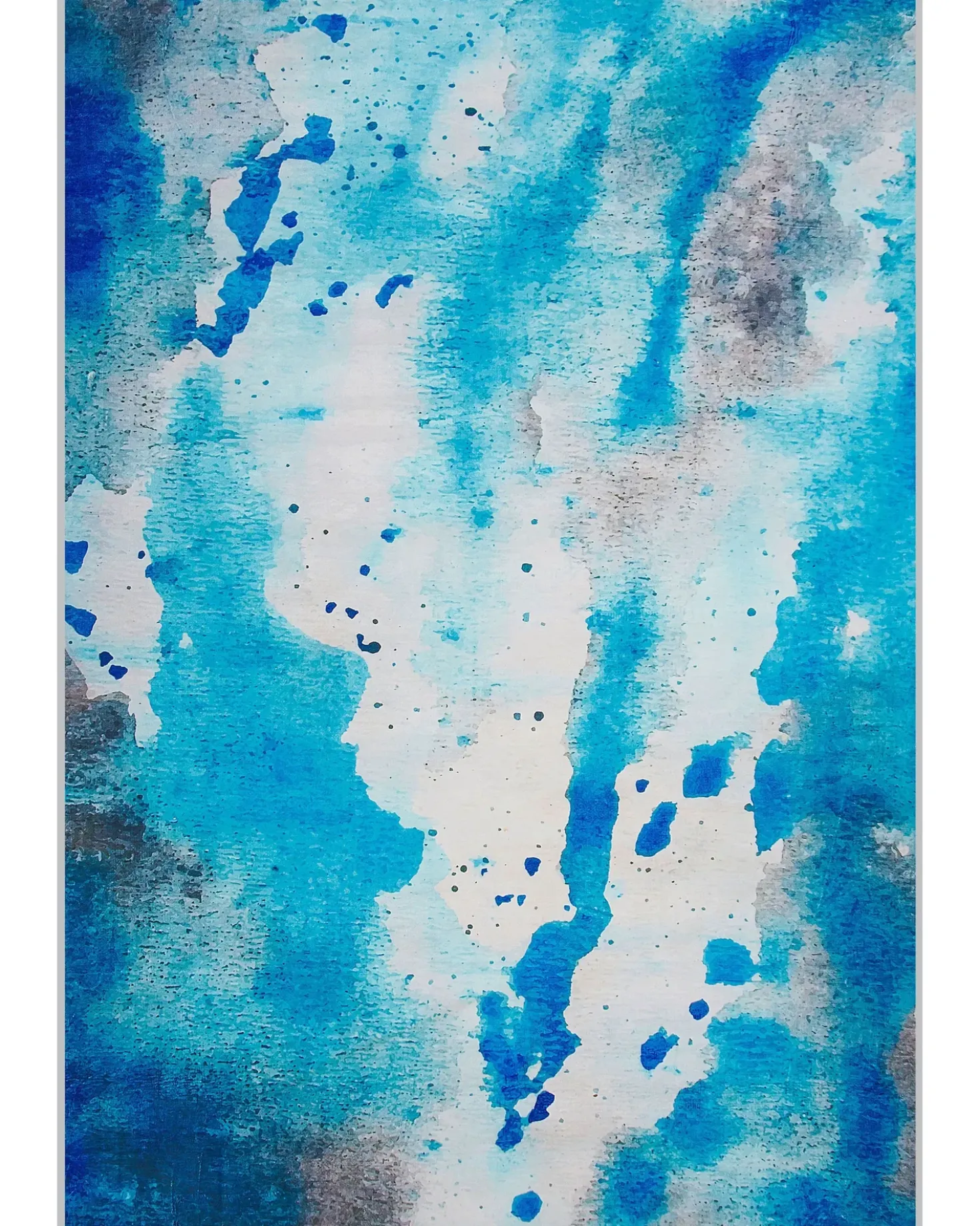 Gulvtæppe BOZAT Blå 160 x 230 cm
