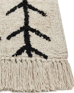 Gulvtæppe BOZKIR Beige 160 x 230 cm Bomuld