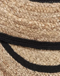 Gulvtæppe BUKSE Beige ø 140 cm Jute