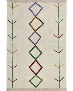 Gulvtæppe CETMI Beige 160 x 230 cm Bomuld