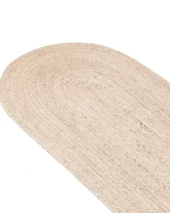 Gulvtæppe DEMIRCI Beige 80 x 300 cm Jute