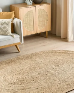 Gulvtæppe DEMIRCI Beige 160 x 230 cm Jute