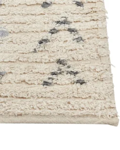 Gulvtæppe DISPUR Beige 160 x 230 cm Bomuld