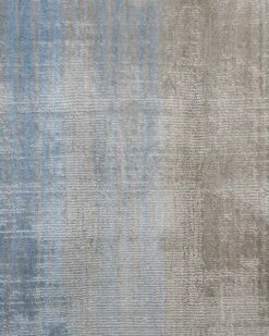 Gulvtæppe ERCIS Blå 200 x 200 cm Viskose