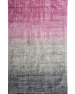 Gulvtæppe ERCIS Lyserød 140 x 200 cm Viskose