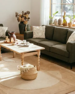 Gulvtæppe GAYA Beige 200 x 300 cm Uld