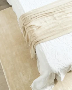 Gulvtæppe GESI II Lys Beige 160 x 230 cm Viskose