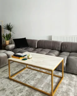 Gulvtæppe GESI II Lysegrå 160 x 230 cm Viskose