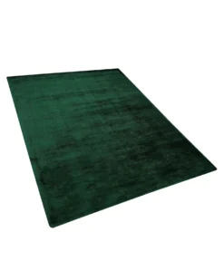 Gulvtæppe GESI II Mørkegrøn 140 x 200 cm Viskose