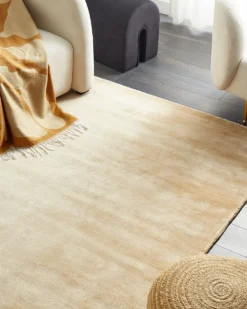 Gulvtæppe GESI II Sand Beige 160 x 230 cm Viskose