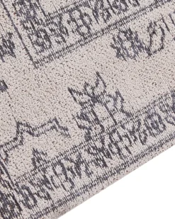 Gulvtæppe GOLLER Beige 80 x 300 cm Bomuld