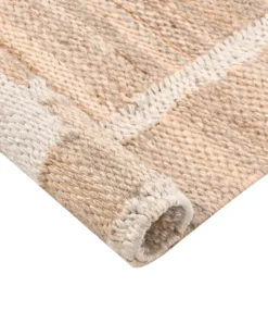 Gulvtæppe GONDIA Lys Beige 80 x 300 cm Jute