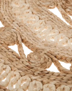 Gulvtæppe GOYNE Beige ø 140 cm Jute
