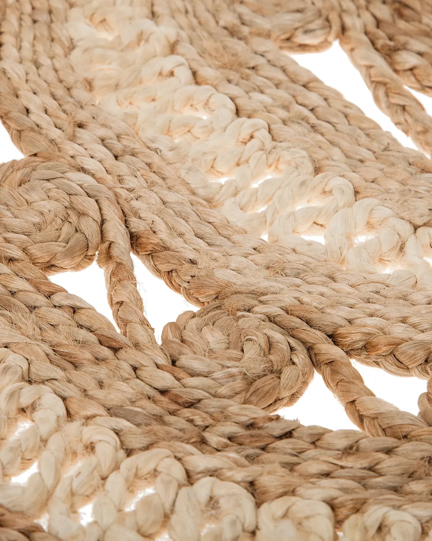 Gulvtæppe GOYNE Beige ø 140 cm Jute