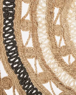 Gulvtæppe GOYNE Beige ø 140 cm Jute