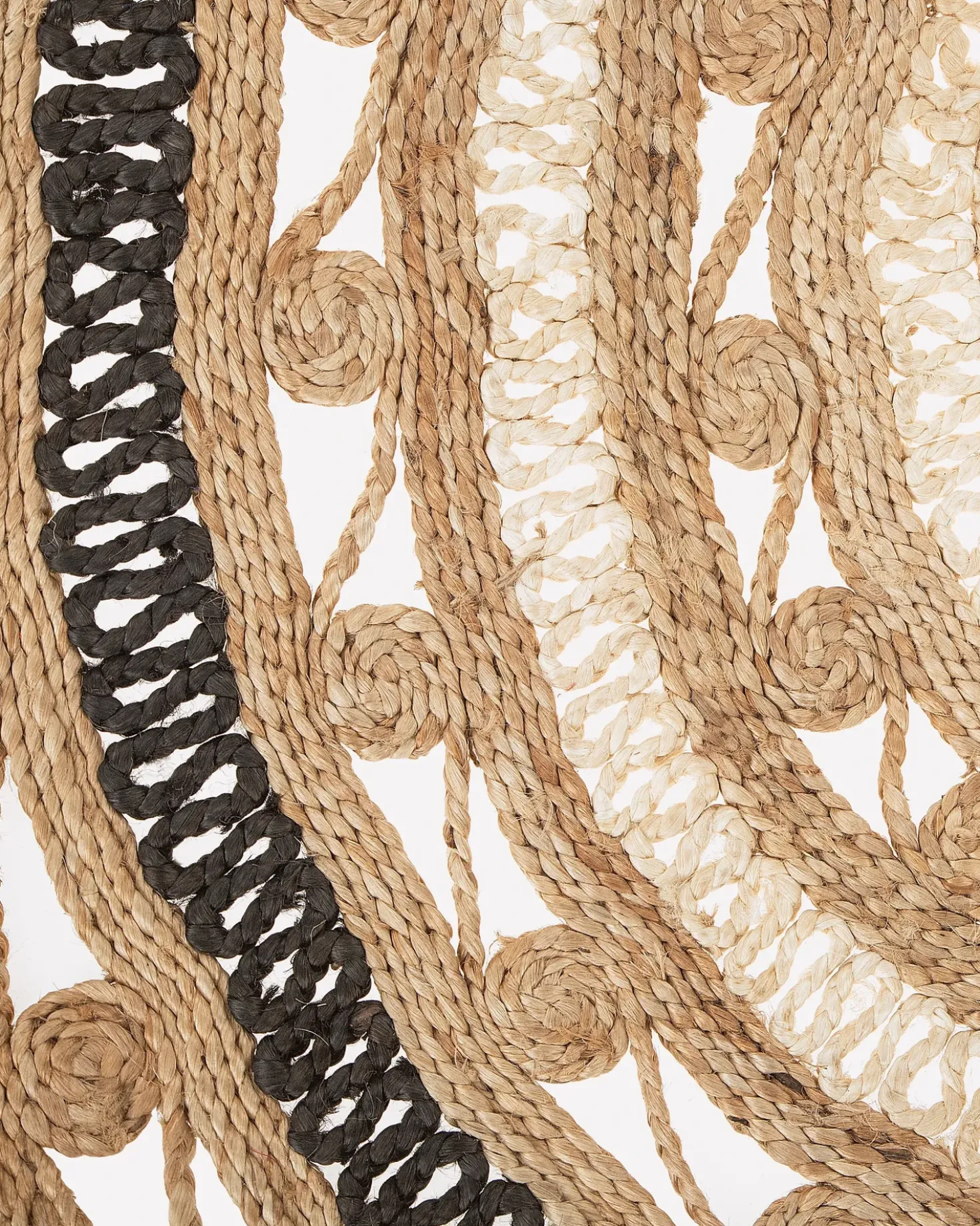 Gulvtæppe GOYNE Beige ø 140 cm Jute