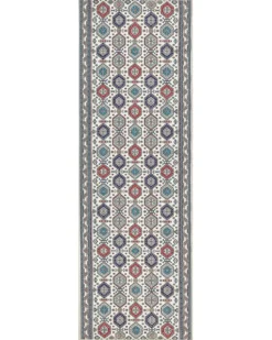Gulvtæppe HACILAR Multifarvet 80 x 240 cm