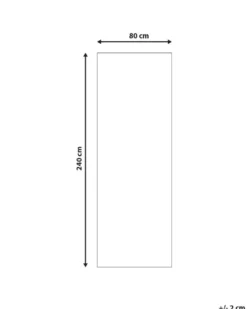 Gulvtæppe HACILAR Multifarvet 80 x 240 cm