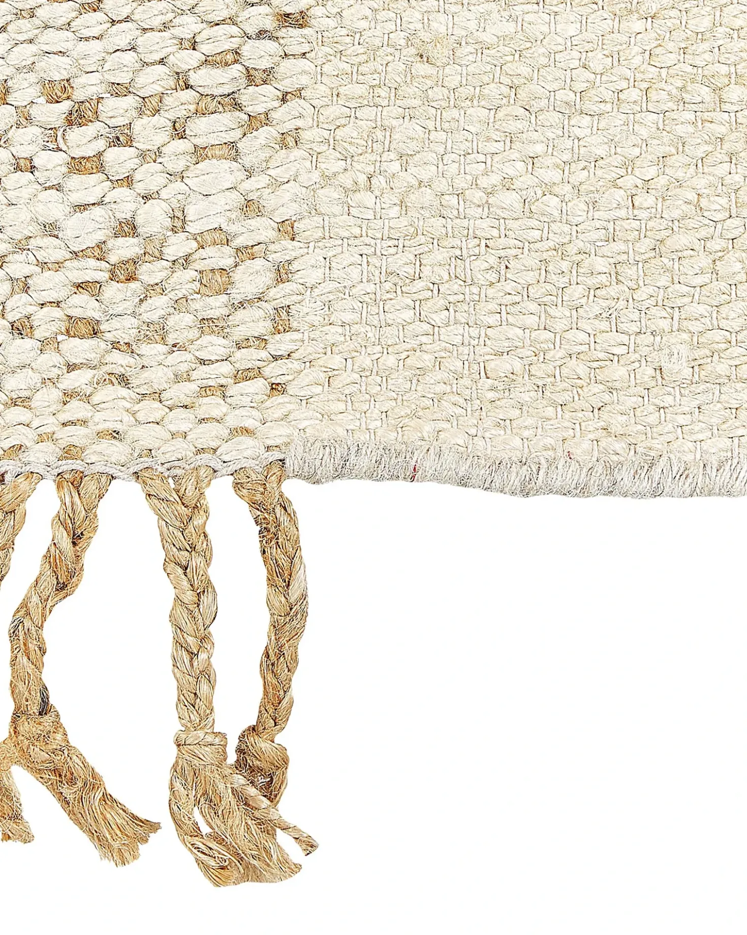 Gulvtæppe HAMZALAR Beige 160 x 230 cm Jute