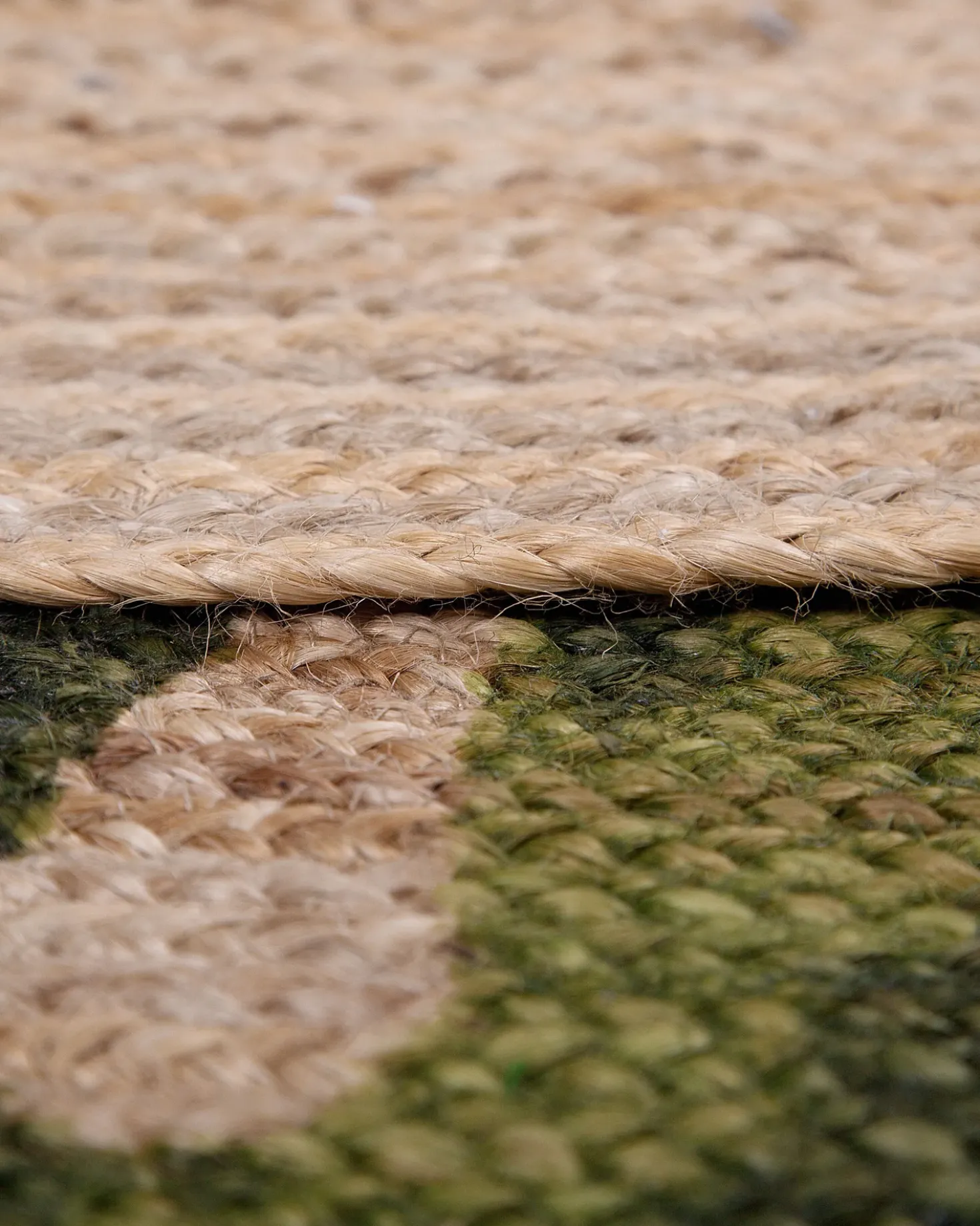 Gulvtæppe INCIK Beige ø 140 cm Jute
