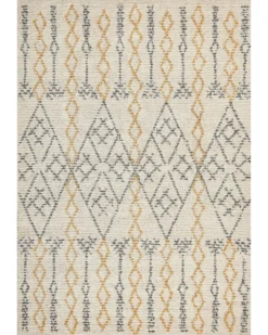 Gulvtæppe KADAPA Beige 160 x 230 cm Bomuld