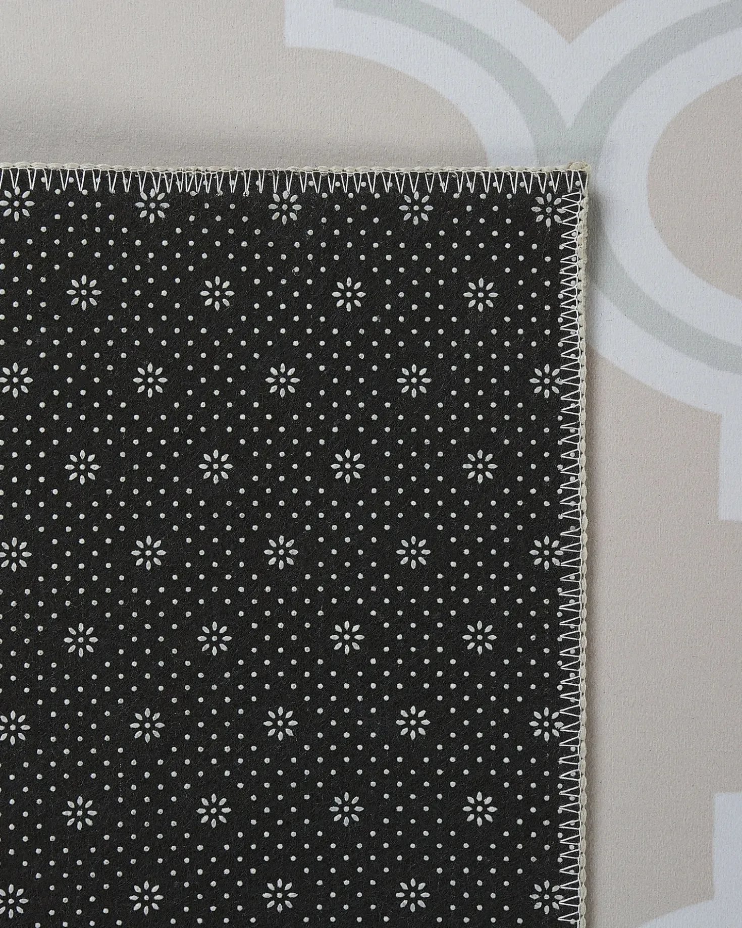 Gulvtæppe KADAYAL Beige 80 x 300 cm