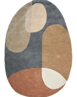 Gulvtæppe KAFAR Multifarvet 160 x 230 cm Viskose