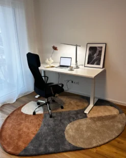 Gulvtæppe KAFAR Multifarvet 160 x 230 cm Viskose