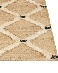 Gulvtæppe KALEKOY Beige 160 x 230 cm Jute
