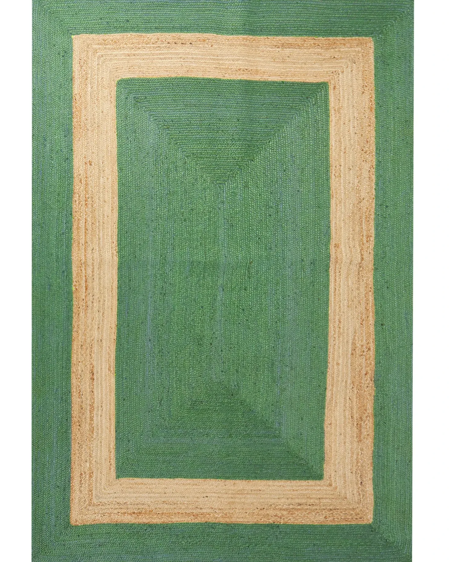 Gulvtæppe KARAKUYU Grøn 200 x 300 cm Jute