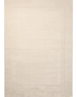 Gulvtæppe KARGIL Cremehvid 160 x 230 cm Uld