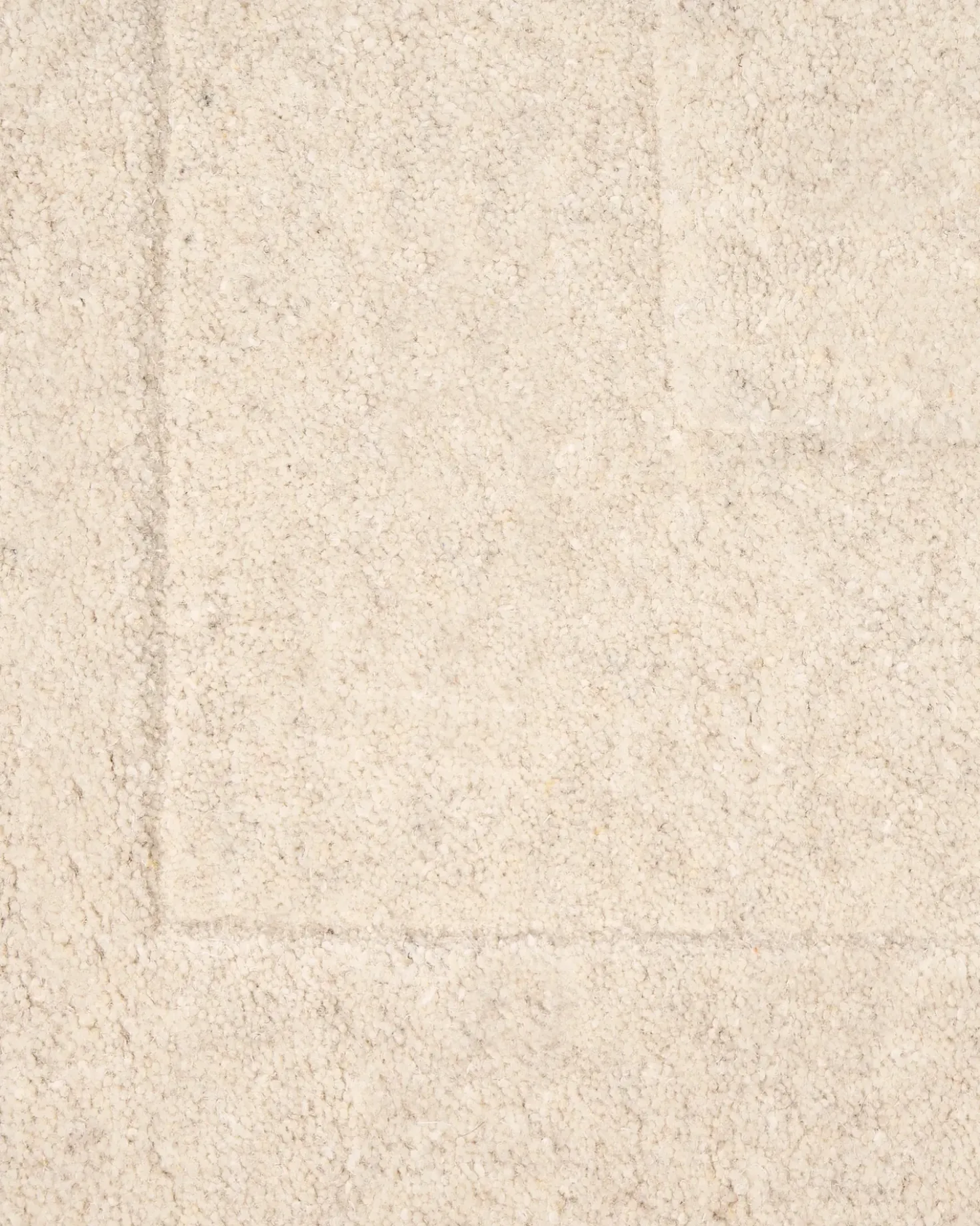 Gulvtæppe KARGIL Cremehvid 160 x 230 cm Uld
