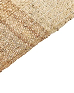 Gulvtæppe KARKIN Beige 80 x 150 cm Jute