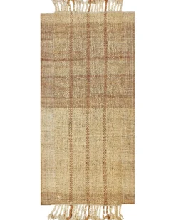 Gulvtæppe KARKIN Beige 80 x 150 cm Jute