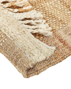 Gulvtæppe KARKIN Beige 80 x 150 cm Jute