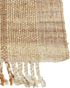 Gulvtæppe KARKIN Beige 80 x 150 cm Jute