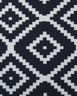 Gulvtæppe KARUNGAL Sort 60 x 200 cm