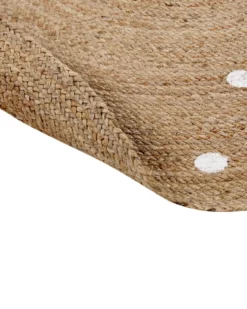 Gulvtæppe KHARRA Beige ø 140 cm Jute