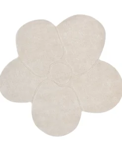 Gulvtæppe KOKKINI Lys Beige ø 140 cm Uld