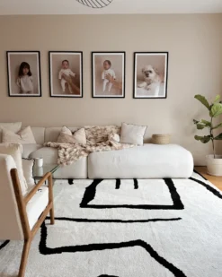 Gulvtæppe KOLPUR Lys Beige 300 x 400 cm