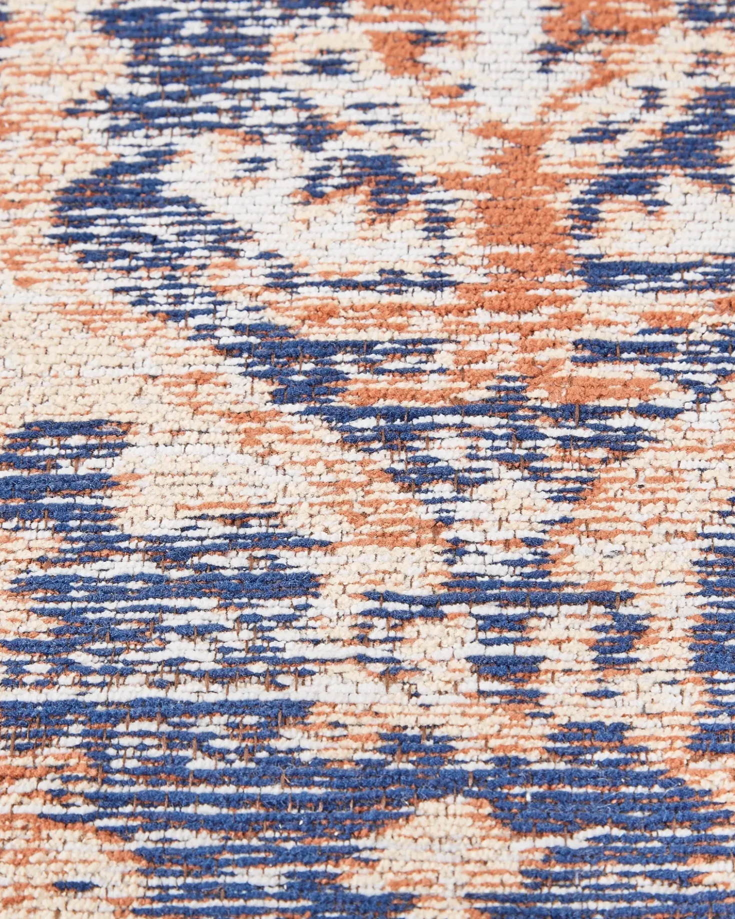 Gulvtæppe KURIN Blå 140 x 200 cm Bomuld
