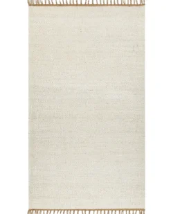 Gulvtæppe LUNIA Lys Beige 80 x 150 cm Jute