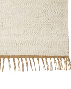 Gulvtæppe LUNIA Lys Beige 80 x 150 cm Jute