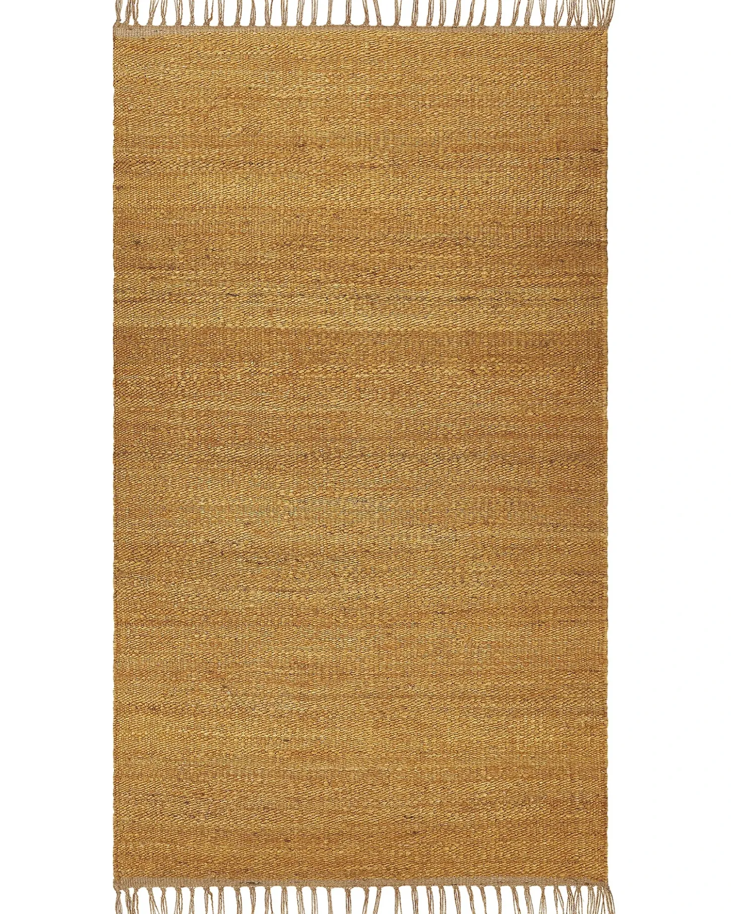 Gulvtæppe LUNIA Sennepsgul 80 x 150 cm Jute