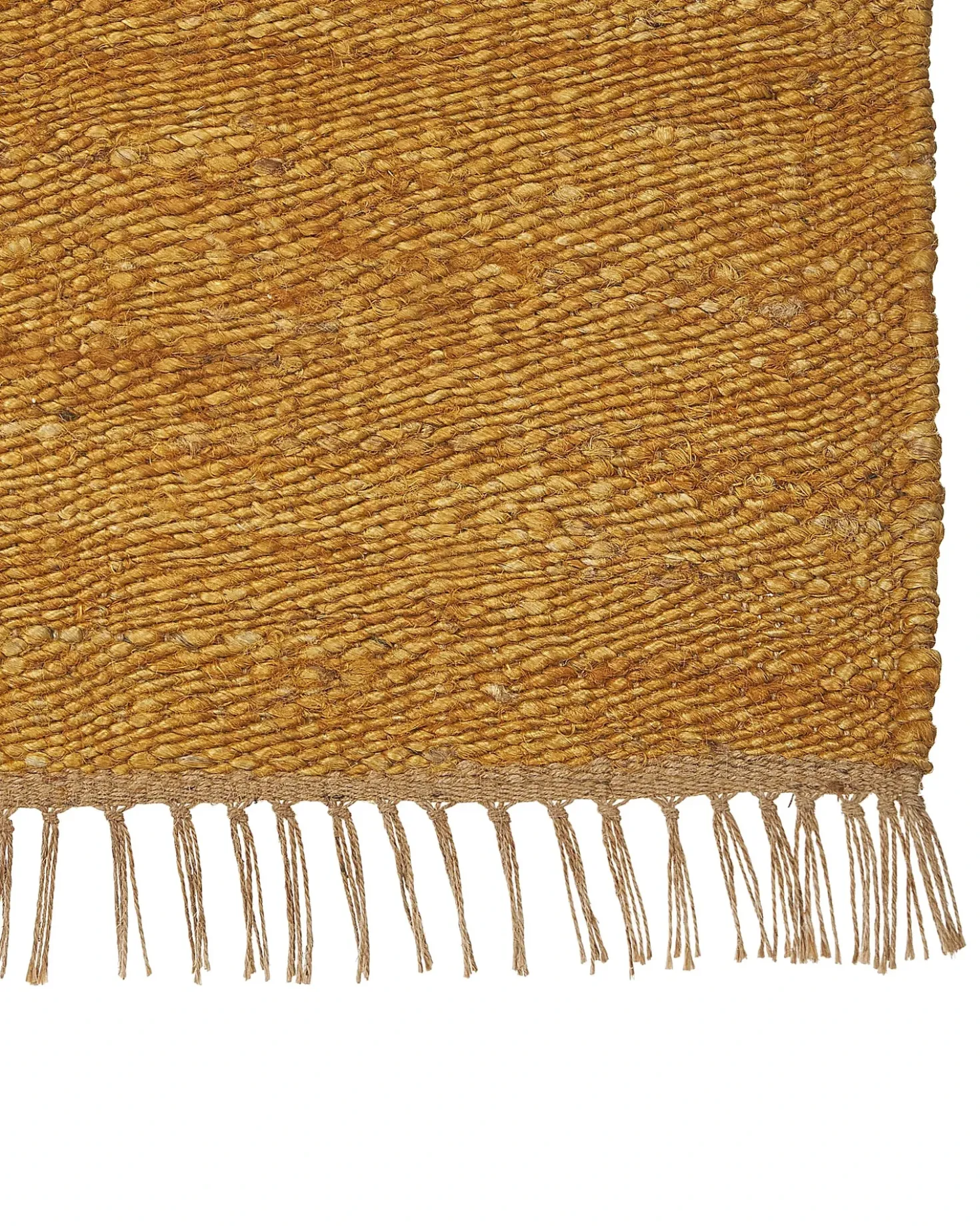 Gulvtæppe LUNIA Sennepsgul 80 x 150 cm Jute