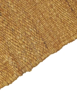 Gulvtæppe LUNIA Sennepsgul 80 x 150 cm Jute